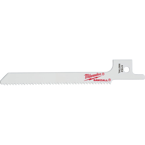 Lame de scie alternative Sawzall, Bim&eacute;tal, 14 Dents par pouce, 3-5/8" lo x 5/16" la - Milwaukee 48-00-5162
