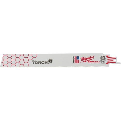 The Torch Sawzall&reg; Blade, Bi-Metal, 14 TPI, 9" L x 1" W - Milwaukee 48-01-7787