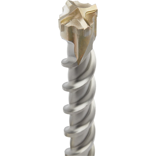 MX4 4-Cutter SDS-Plus Rotary Hammer Drill Bit, 1", SDS-Plus Shank, Carbide - Milwaukee 48-20-7240