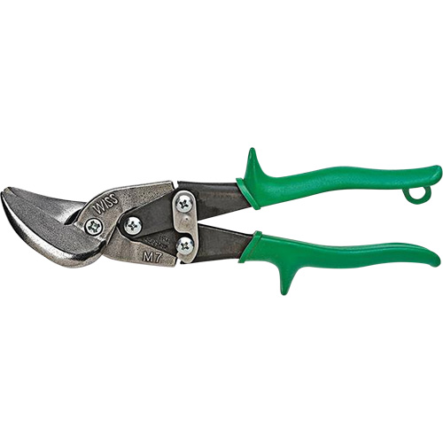 Metalmaster&reg; Offset Snips, 1-1/4" Cut Length, Straight/Right Cut - Wiss By Crescent M7R