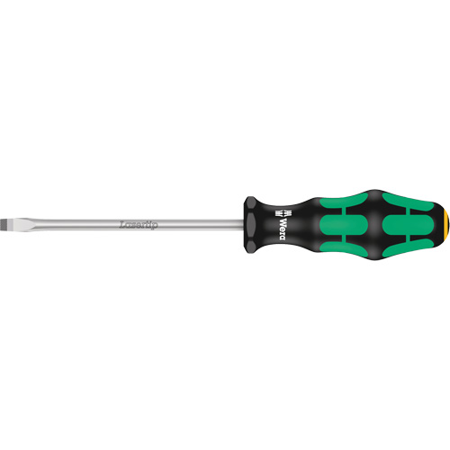 Tapered Slotted Screwdriver, 1.0 mm, 5-1/8" L, Plastic Handle - Wera Tools 05007620001