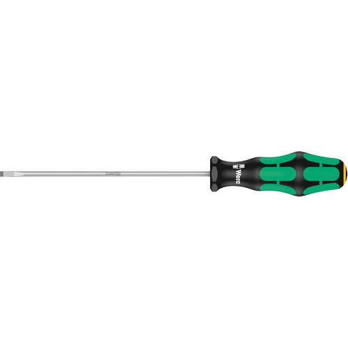 Tournevis &agrave; fente, Tige de 4 mm, Ronde, 9-3/4" lo, Prise en Plastique - Wera Tools 05110005001