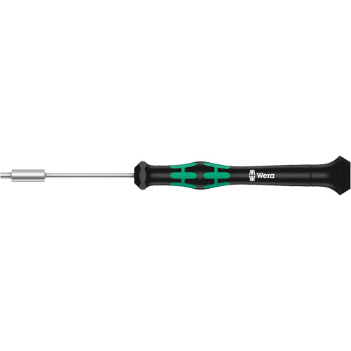 Micro Socket Screwdriver, 2.0 mm Drive, 6-3/16" L, Non Magnetic - Wera Tools 05118110001