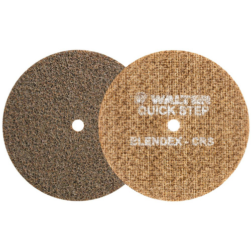 QUICK-STEP BLENDEX Surface Conditioning Disc, 5" Dia., Coarse Grit, Aluminum Oxide - Walter Surface Technologies 07R502