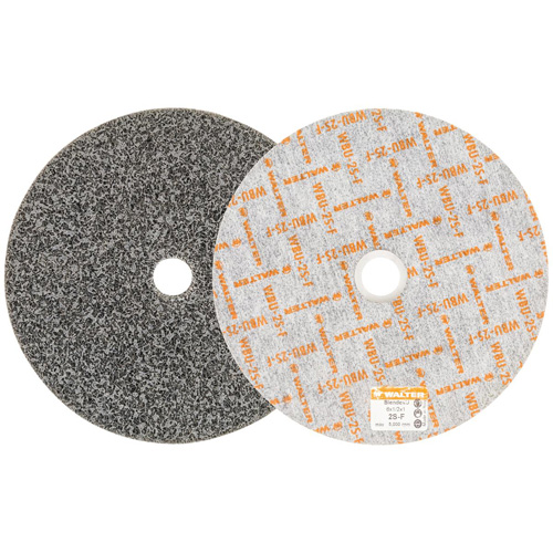 Blendex U Finishing Wheel, 6" Dia., 2SF Grit, Silicon Carbide - Walter Surface Technologies 07U651