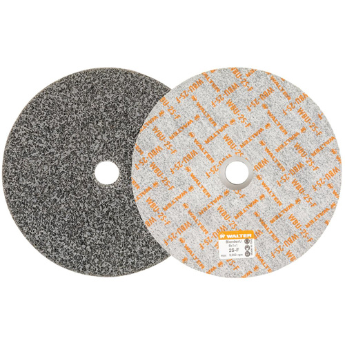 Blendex U Finishing Wheel, 6" Dia., 2SF Grit, Silicon Carbide - Walter Surface Technologies 07U611