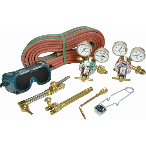 Ensemble de soudage au gaz Uniweld All American, Coupe jusqu'&agrave; 1/2" -  