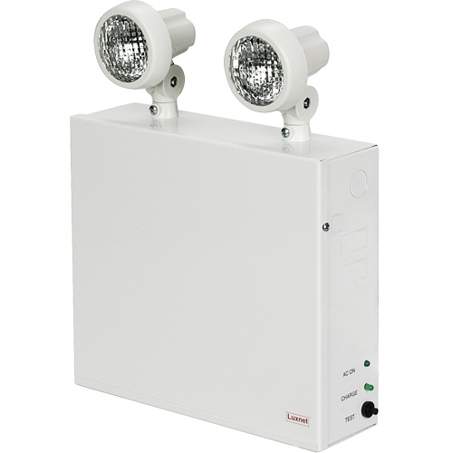 Lampes de secours Nova, Acier, Incandescente, 120 V - 347 V - Beghelli NV-650/2SR/9W