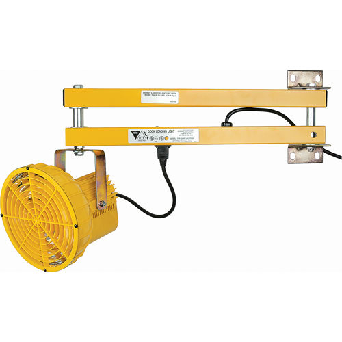 Dock Lights, 24" Arm, 50 W, High Pressure Sodium Lamp, Polycarbonate - Tri Lite Mars DLHPS24-P