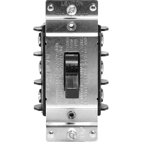 Interrupteur tripolaire monophas&eacute; - Leviton MS403-DS