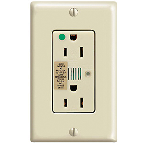 R&eacute;ceptacle protecteur contre les surtensions d'h&ocirc;pital duplex 120V, 15A - Leviton 8280-I