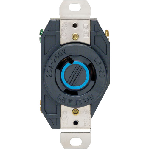 Industrial Grade Flush Mount Locking Receptacle - Leviton 2320
