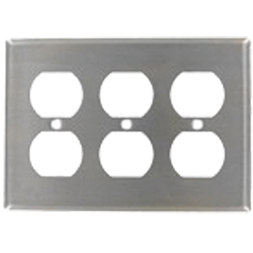 Triple Duplex Wallplate - Leviton 84030-40
