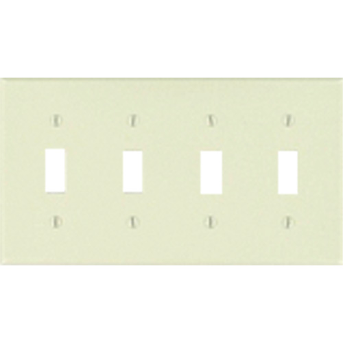 Plaque murale quadruple - Leviton 78012