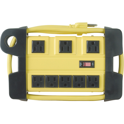 Workshop Power Box, 8 Outlet(s), 6', 15 Amps, 1875 W, 125 V - Prime PB801130