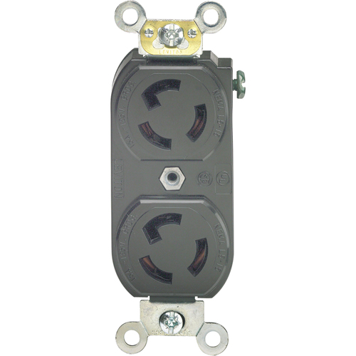 Prise verrouillable double - Leviton 4700