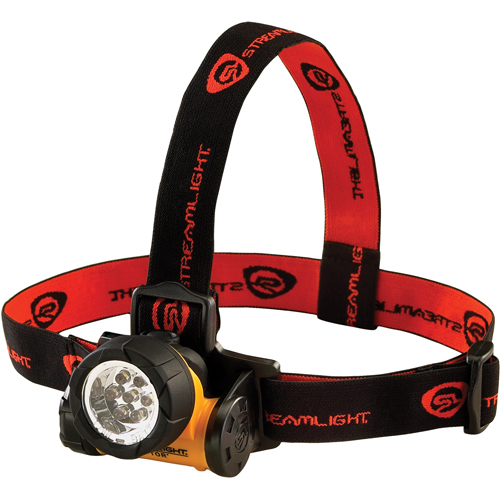 Lampes frontales Septor, DEL, 120 lumens, 3,5 hres de fonctionnement, piles AAA - Streamlight 61052