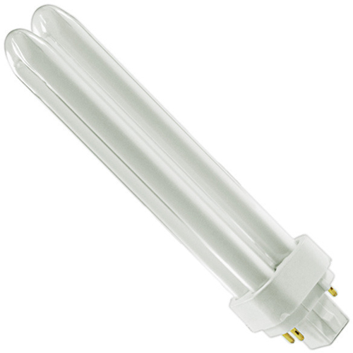 Compact Fluorescent Lamps, T4, 26 W, 3500 K, G24Q-3 Base, 12000 hrs. - Sylvania 20673