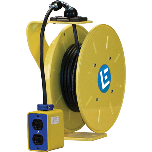 D&eacute;vidoirs de cordon robustes de s&eacute;rie LE9000, 50', SJOW, Calibre de 14/3, 15 A - Lind Equipment LE9050143QB1