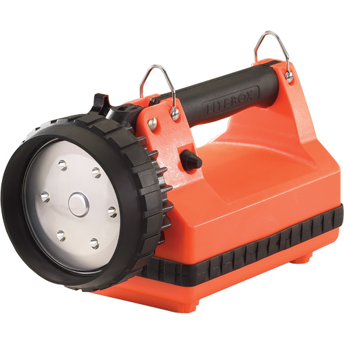 Lanterne avec syst&egrave;me de montage pour v&eacute;hicule E-Flood LiteBox, DEL, 615 lumens, 8 hres de fonctionnement, piles Rechargeable, Compris - Streamlight 45805