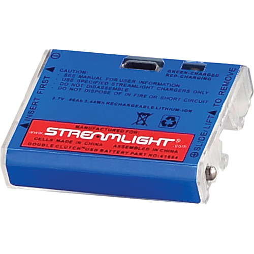Lampe frontale Double Clutch USB, DEL, 125 lumens, 3,5 hres de fonctionnement, piles Rechargeable - Streamlight 61602