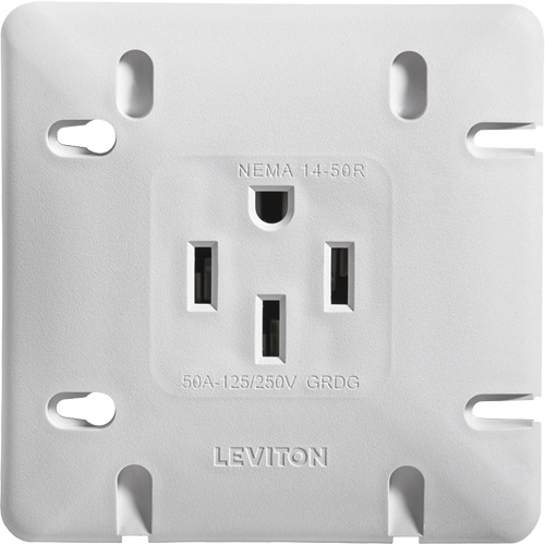 Flush Mount Range & Dryer Receptacle -  