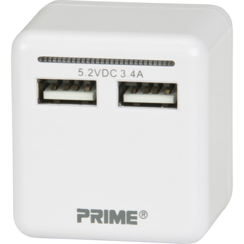 Prime&reg; High-Speed USB Charger - Prime PBUSB340