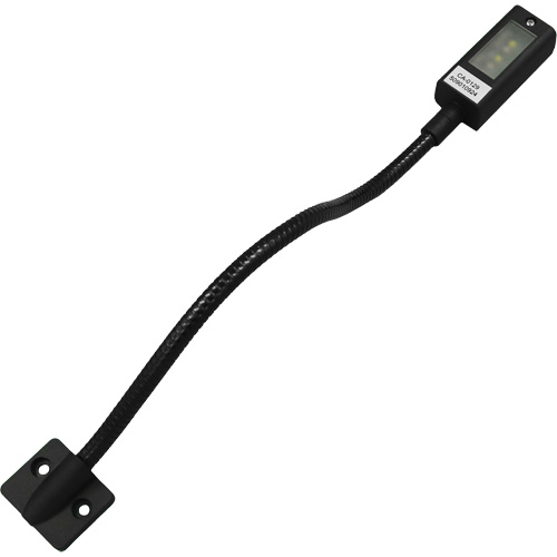 LED Gooseneck Maplight, 1 W, LED, 12" Neck, Black -  