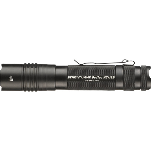 ProTac&reg; HL USB Professional Tactical Flashlight, LED, 1000 Lumens, Rechargeable Batteries - Streamlight 88052