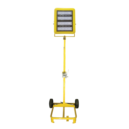 Chariot d'&eacute;clairage &agrave; t&ecirc;te unique avec treuil, DEL, 200 W, 30000 lumens, Boîtier en Aluminium - Lind Equipment LE980LED-CART-W