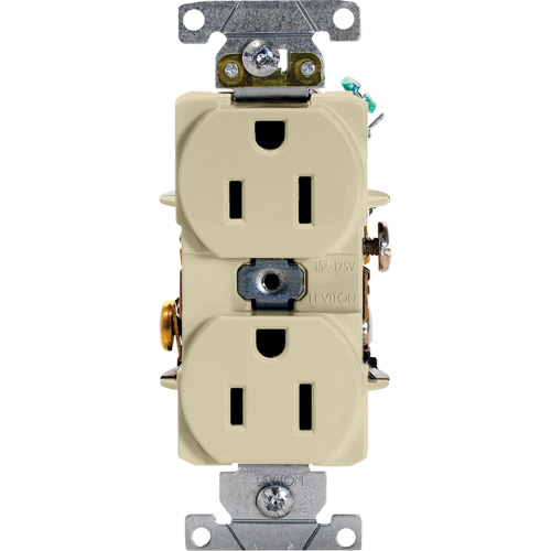 Industrial Grade Duplex Outlet - Leviton 5252-I