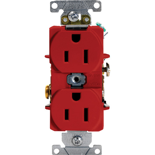 Industrial Grade Duplex Outlet - Leviton 5252-R