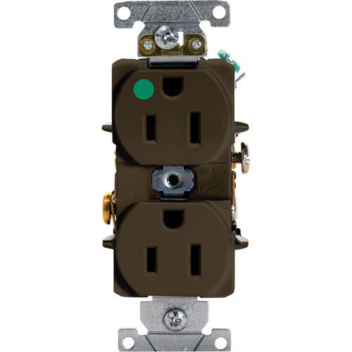 Prise double de calibre h&ocirc;pital - Leviton 8200-H