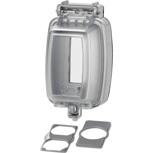 While-In-Use Vertical Outlet Cover - Leviton 5980-UCL