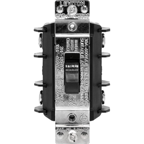 Manual Motor Controller - Leviton MS303-DSS