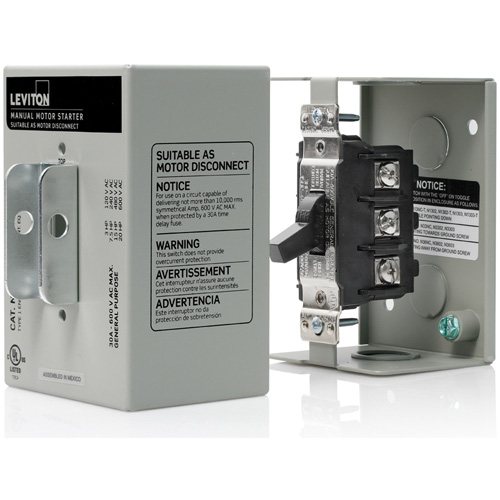 Manual Motor Controller - Leviton N1303-DS