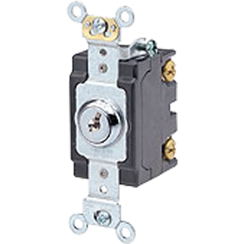 Heavy-Duty Key Locking Switch - Leviton 1223-2KL