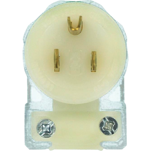Prise de rallonge &agrave; angle de qualit&eacute; hospitali&egrave;re, Nylon, 15 A, 125 V - Leviton 8215-CAT