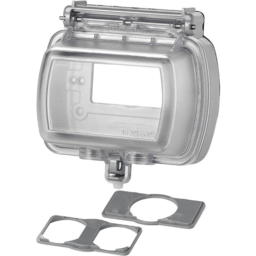 Couvercle de plaque murale extra-robuste DDFT et Decora - Leviton 5981-UCL