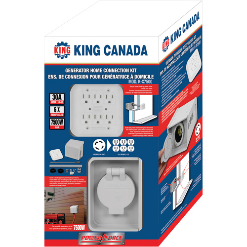 Generator Home Connection Kit - King Canada K-X7500