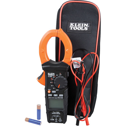 Digital Clamp Meter, AC/DC Voltage, AC/DC Current - Klein Tools CL900