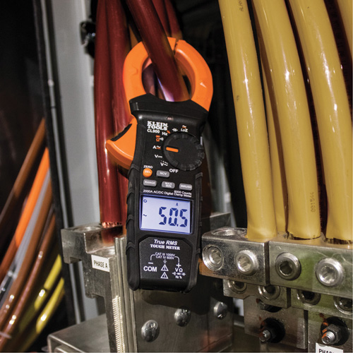 Digital Clamp Meter, AC/DC Voltage, AC/DC Current - Klein Tools CL900