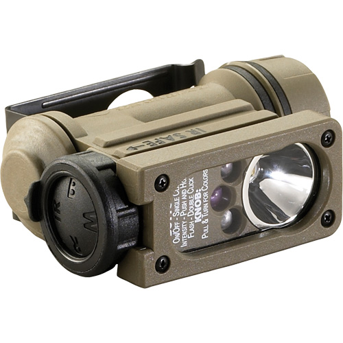 Sidewinder Compact&reg; II Hands Free Light, LED, 55 Lumens, 6 Hrs. Run Time, AA Batteries - Streamlight 14515