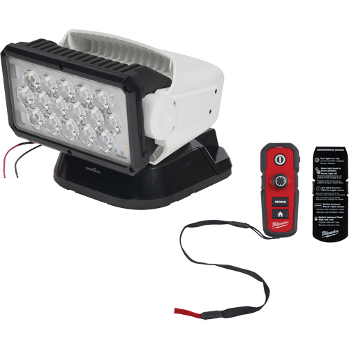Utility Remote Control Search Light, LED, 4250 Lumens - Milwaukee 2123