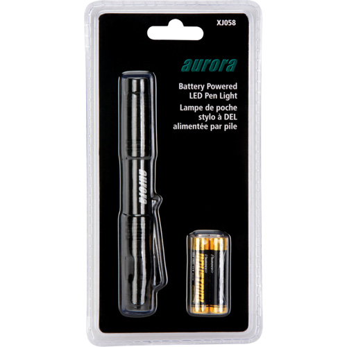 Cree&reg; Penlight, LED, 90 Lumens, Aluminum Body, AAA Batteries, Included - Aurora Tools 