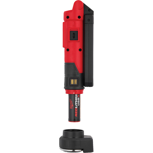 Cl&eacute; USB Redlithium avec aimant et socle de charge, Crochet/Magn&eacute;tique, Rechargeable, 550 lumens - Milwaukee 2128-22