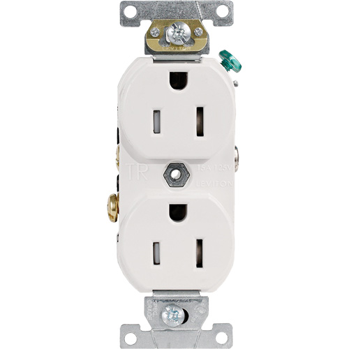 Prise double - Leviton TCR15-W