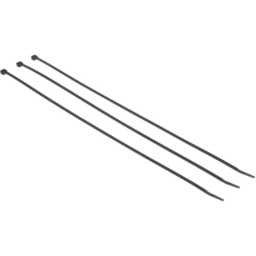 Attache de c&acirc;ble &agrave; ardillon, Longueur 7-3/10", R&eacute;sistance &agrave; la traction 50 lb, Noir - 3M CTSB8BK50-C