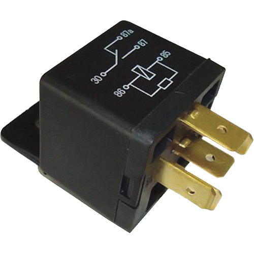 Mini relais unipolaire &agrave; une direction avec r&eacute;sistance, Prise, 40 A, 12 V -  