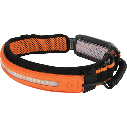 Widebeam Headlamp with Strap, LED, 575 Lumens, 4 Hrs. Run Time, Rechargeable Batteries - Klein Tools 56308